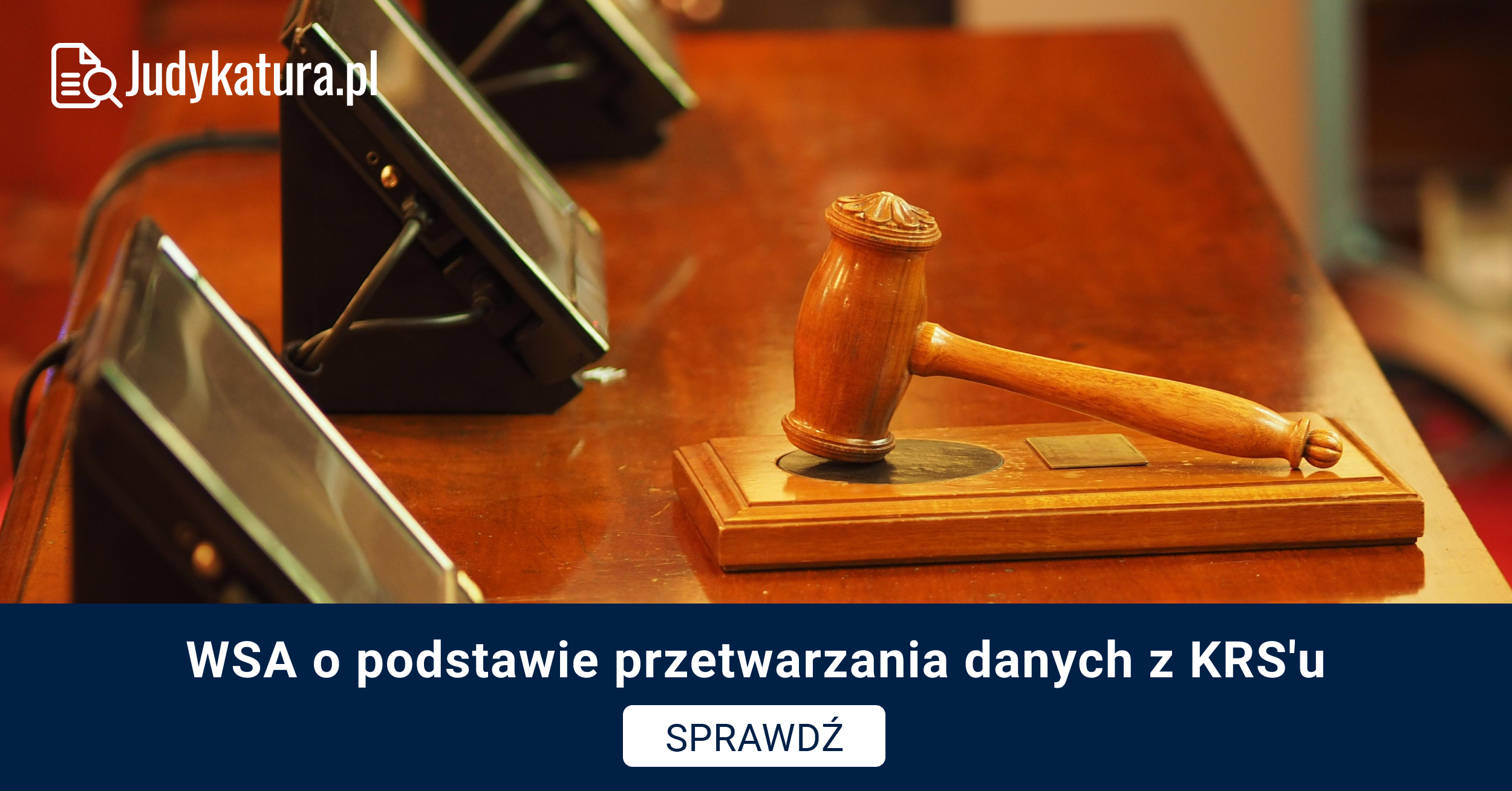 WSA o podstawie przetwarzania danych z KRS’u