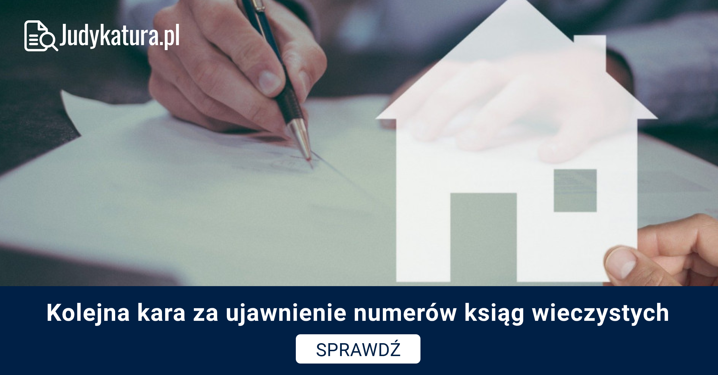 Kolejna kara za ujawnienie numerów ksiąg wieczystych