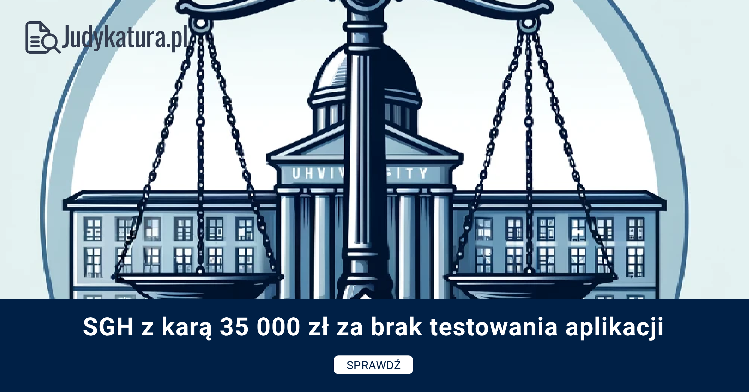 SGH z karą 35 000 zł za brak testowania aplikacji