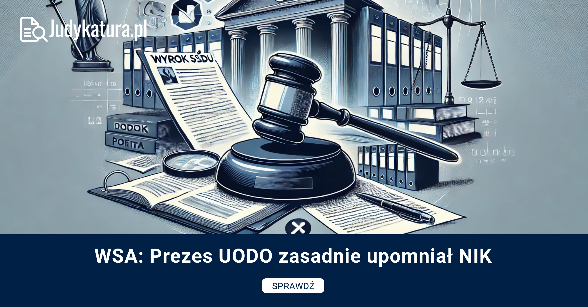 WSA: Prezes UODO zasadnie upomniał NIK