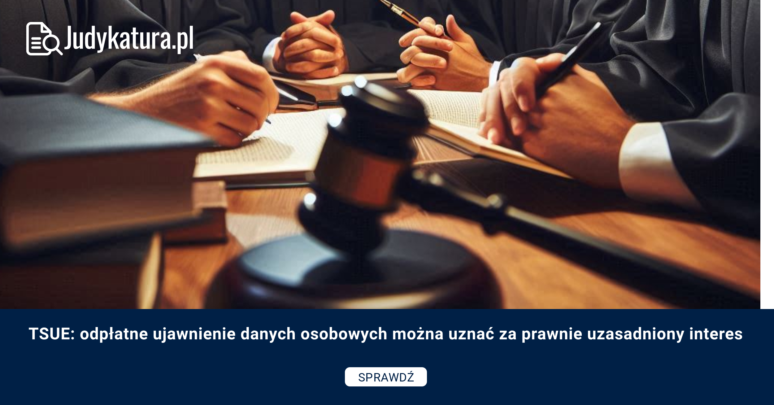 TSUE: odpłatne ujawnienie danych osobowych można uznać za prawnie uzasadniony interes