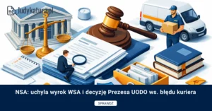 NSA: uchyla wyroku WSA i decyzję UODO ws. błędu kuriera