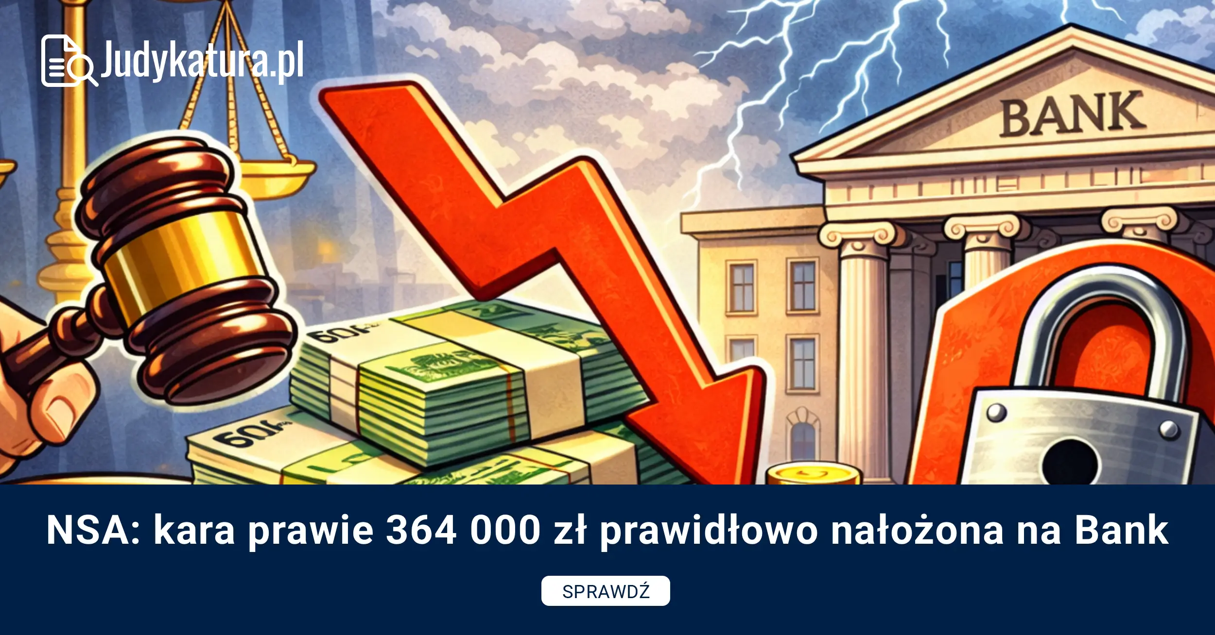 NSA: kara prawie 364 000 zł prawidłowo nałożona na&nbsp;Bank