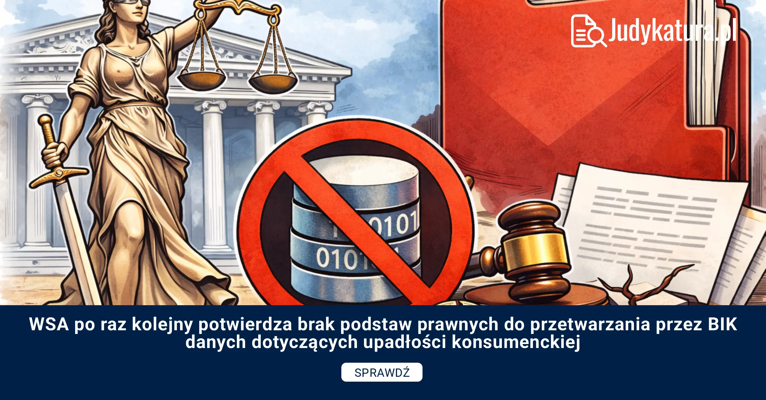 WSA po&nbsp;raz kolejny potwierdza brak podstaw prawnych do&nbsp;przetwarzania przez&nbsp;BIK danych dotyczących upadłości konsumenckiej