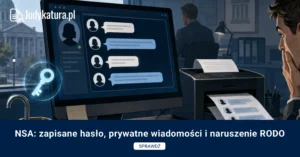 NSA: zapisane hasło, prywatne wiadomości i naruszenie RODO