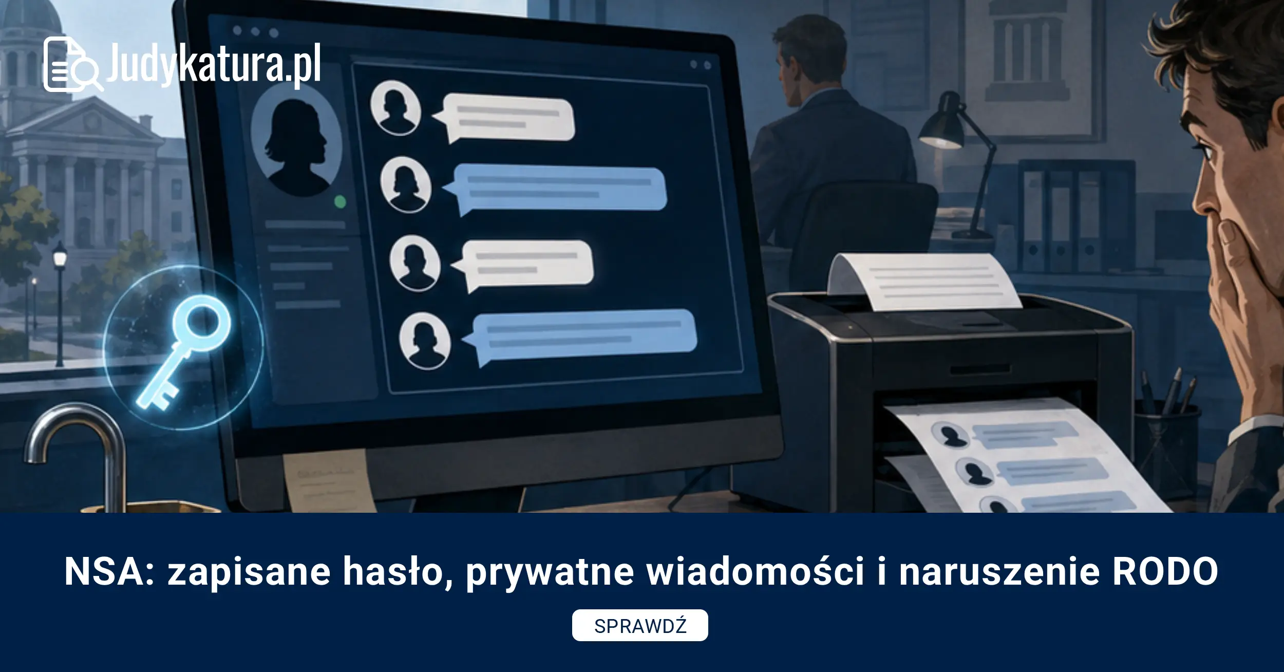 NSA: zapisane hasło, prywatne wiadomości i&nbsp;naruszenie RODO