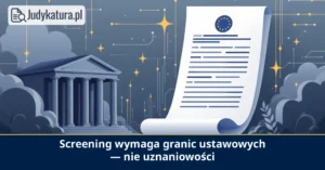 GBA: screening wymaga granic ustawowych