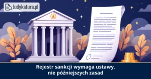 Belgijski organ ochrony danych wskazał, że rejestr sankcji wymaga ustawy