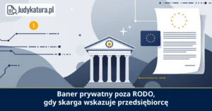 WSA w Warszawie: baner prywatny poza RODO
