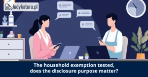 The Federal Court of Justice of Germany asks about the GDPR household exemption