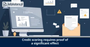 Federal Court of Justice of Germany requires significant effect from scoring