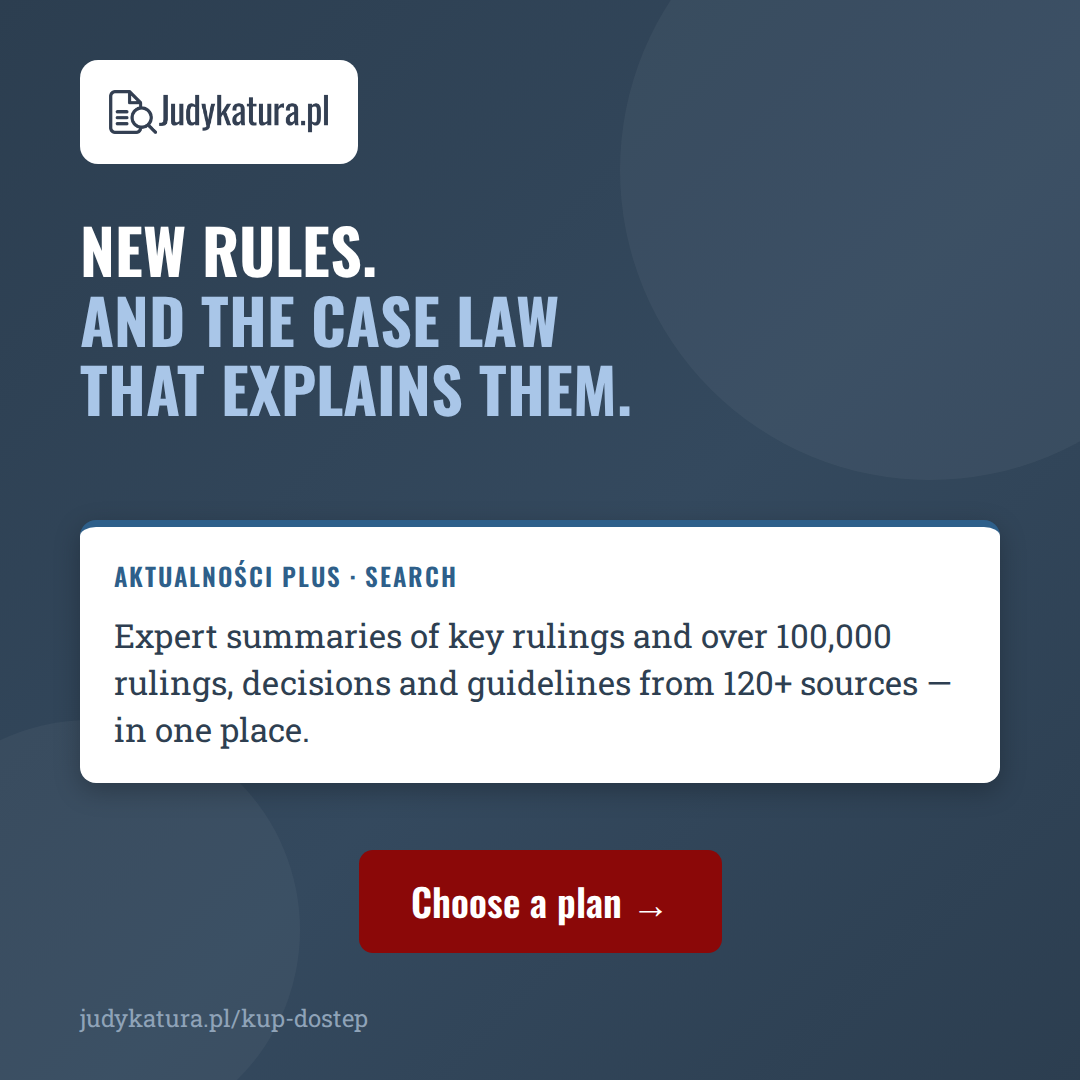 Judykatura 2.0: new rules and the case law that explains them
